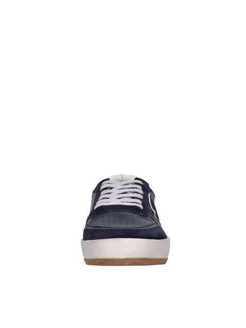 Sneakers in pelle e camoscio PHILIPPE MODEL | VNLU WX02BLU-BEIGE